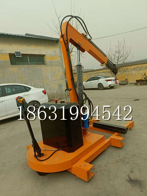 泰安乡自卸车厢随车吊 自制轮式四不像起重机 四驱平板吊 5吨 贵盛